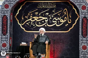 وداع زائران حرم رضوی با 5 شهید مدافع حرم در شام شهادت حضرت موسی بن جعفر علیه السلام