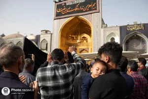 عزاداری روز شهادت امام رضا علیه&zwnj;السلام در حرم مطهر رضوی-1