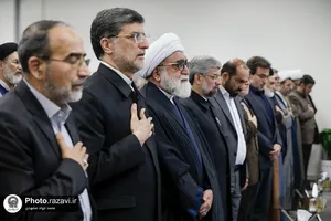 افتتاح پروژه ساماندهی نمای میدان قبله حرم مطهر رضوی-1