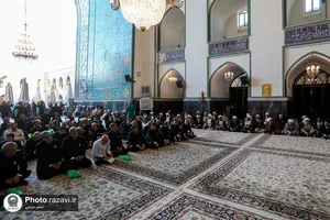 بزرگداشت آیت الله محفوظی در حرم مطهر رضوی