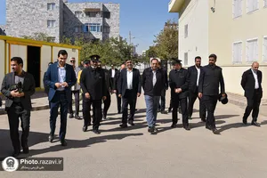 بازدید خدام حرم مطهر رضوی از پایگاه&zwnj;های مدیریت بحران شهرداری مشهد
