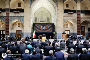عزاداری دهه اول محرم با حضور تولیت آستان قدس رضوی-1