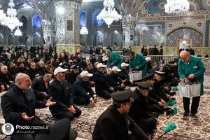 مراسم روز میلاد جوادالائمه در حرم مطهر رضوی