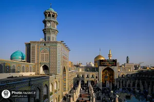 نصب کتیبه&zwnj;های شهادت امام حسن عسکری علیه&zwnj;السلام در حرم مطهر رضوی