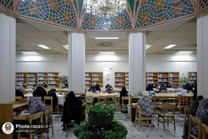 بازدید تولیت آستان قدس رضوی از کتابخانه مرکزی