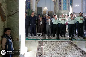 اقامه نماز عید سعید فطر در حرم مطهر رضوی - 2