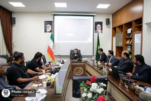 دیدار مدیران قافله سالار کراچی با مدیران بین&zwnj;الملل آستان قدس رضوی