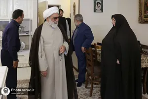 دیدار تولیت آستان قدس رضوی با خانواده شهدا