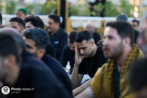 مراسم چهارپایه خوانی در حرم مطهر رضوی