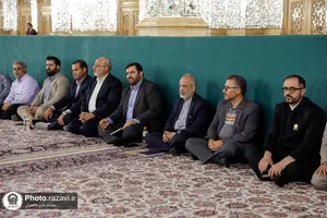 مراسم دانش&zwnj;آموختگی فارغ&zwnj;التحصیلان دانشگاه&zwnj;های علوم پزشکی سراسر کشور در حرم مطهر رضوی