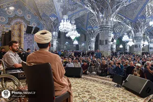 مراسم بزرگداشت شهید حجت&zwnj;الاسلام سیدحسن نصرالله در حرم مطهر رضوی