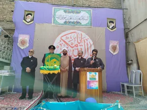 نهاوند غرق در شور و معنویت رضوی/گزارش تصویری