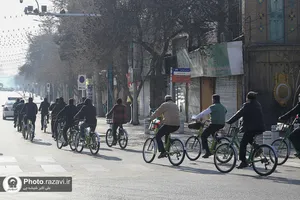 همایش دوچرخه سواری کارکنان آستان قدس رضوی