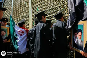 عزاداری هیئت کودکان در حرم مطهر رضوی