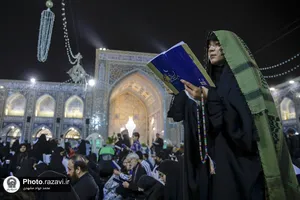 مراسم احیا شب بیست و سوم ماه مبارک رمضان در حرم مطهر رضوی - 1