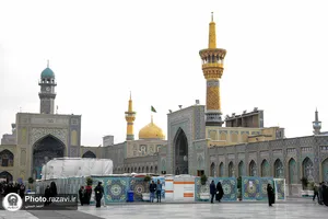 بهسازی مسیر ورودی رواق دارالحجه حرم مطهر رضوی