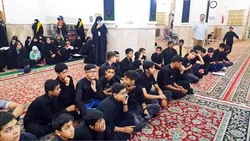 آئین سیاه‌پوشان و اذن عزا ویژه زائران اردوزبان در حرم رضوی برگزار شد