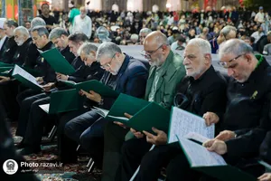 آئین بزرگداشت رهبر شهید انقلاب اسلامی در حرم مطهر رضوی-4
