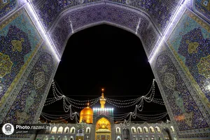 حال و هوای حرم مطهر رضوی در شب میلاد امام جواد علیه السلام