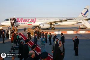 استقبال از شیوخ عشایر عراق در فرودگاه شهید هاشمی&zwnj;نژاد مشهد - 1