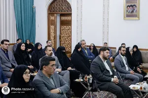 دیدار کارکنان نمونه با تولیت آستان قدس رضوی