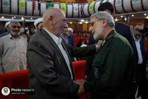 آیین رونمایی از تقریظ حضرت آیت&zwnj;الله خامنه&zwnj;ای بر کتاب "خاتون و قوماندان"