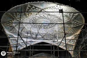 بازدید مهندسان معماری استان خراسان رضوی از پروژه های عمرانی حرم مطهر