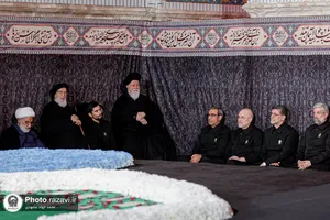 آیین خطبه&zwnj;خوانی شب شهادت امام رضا علیه&zwnj;السلام در حرم مطهر رضوی