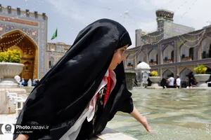 دخترانه در حرم امام مهربانی&zwnj;ها