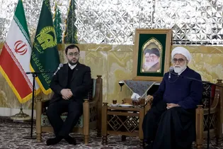 دیدار مدیرعامل کانون پرورش فکری کودکان و نوجوانان با تولیت آستان قدس رضوی