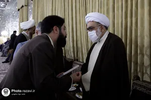 مراسم جشن میلاد امیرالمومنین در تالار ولایت حرم مطهر رضوی