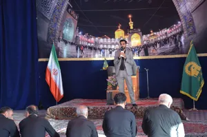 برگزاری مراسم عزاداری دهه اول محرم در حسینیه اعظم هلال رضوی ارومیه/ گزارش تصویری