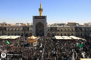 عزاداری روز شهادت امام رضا علیه&zwnj;السلام در حرم مطهر رضوی