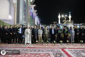 آیین خطبه&zwnj;خوانی شب میلاد امام رضا(علیه&zwnj;السلام) در حرم مطهر رضوی - 2