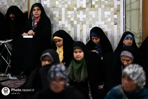 مراسم میلاد امام حسین(علیه&zwnj;السلام) در رواق نجمه خاتون