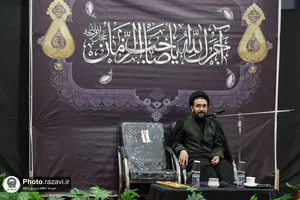 عزاداری شب عاشورای حسینی در باغ اردوگاه خاتون