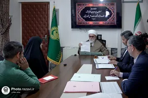  دیدار مردمی تولیت آستان قدس رضوی 