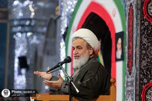 وداع زائران حرم رضوی با 5 شهید مدافع حرم در شام شهادت حضرت موسی بن جعفر علیه السلام