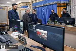 حضور مدیر عالی حرم مطهر رضوی در تحریریه آستان نیوز
