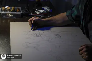 کارگاه تصویرگری در مکتب هنر رضوان