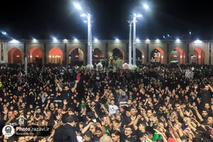 عزاداری هیئت غریب مدینه در شب شهادت امام رضا علیه&zwnj;السلام