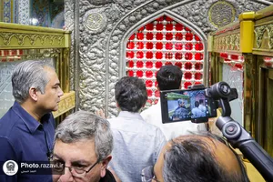 تشرف وزیر کشور جمهوری اسلامی پاکستان به حرم مطهر رضوی