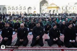 بزرگداشت آیت الله واعظ طبسی در حرم مطهر رضوی