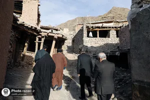 تشرف جمعی از اهالی روستای سیج به حرم مطهر رضوی