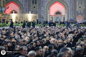 آئین خطبه&zwnj;خوانی شب عاشورا در حرم مطهر رضوی-1