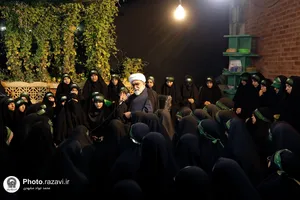 بازدید تولیت آستان قدس رضوی از موکب دخترانه نجمه