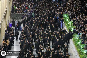 مراسم شام غریبان امام رضا علیه&zwnj;السلام در حرم مطهر رضوی -2