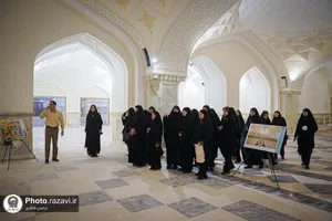 بازدید خواهران خدمه حرم مطهر رضوی از بخش&zwnj;های مختلف حرم امام رضا علیه&zwnj;السلام