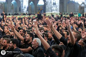 عزاداری هیئت مکتب العباس در رواق امام خمینی(ره)