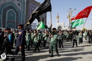 مراسم عزاداری هیئت عالم آل محمد(علیه السلام) ویژه خادمین بارگاه رضوی
